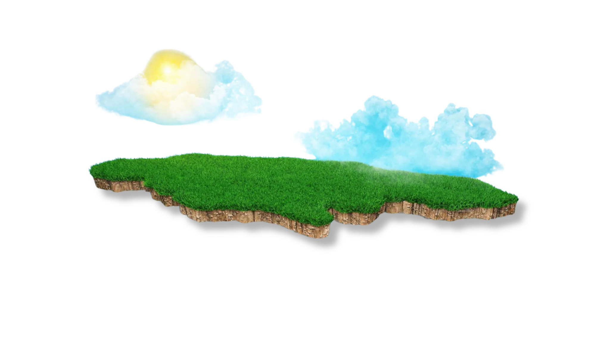 Jamaica 3D Floating Island