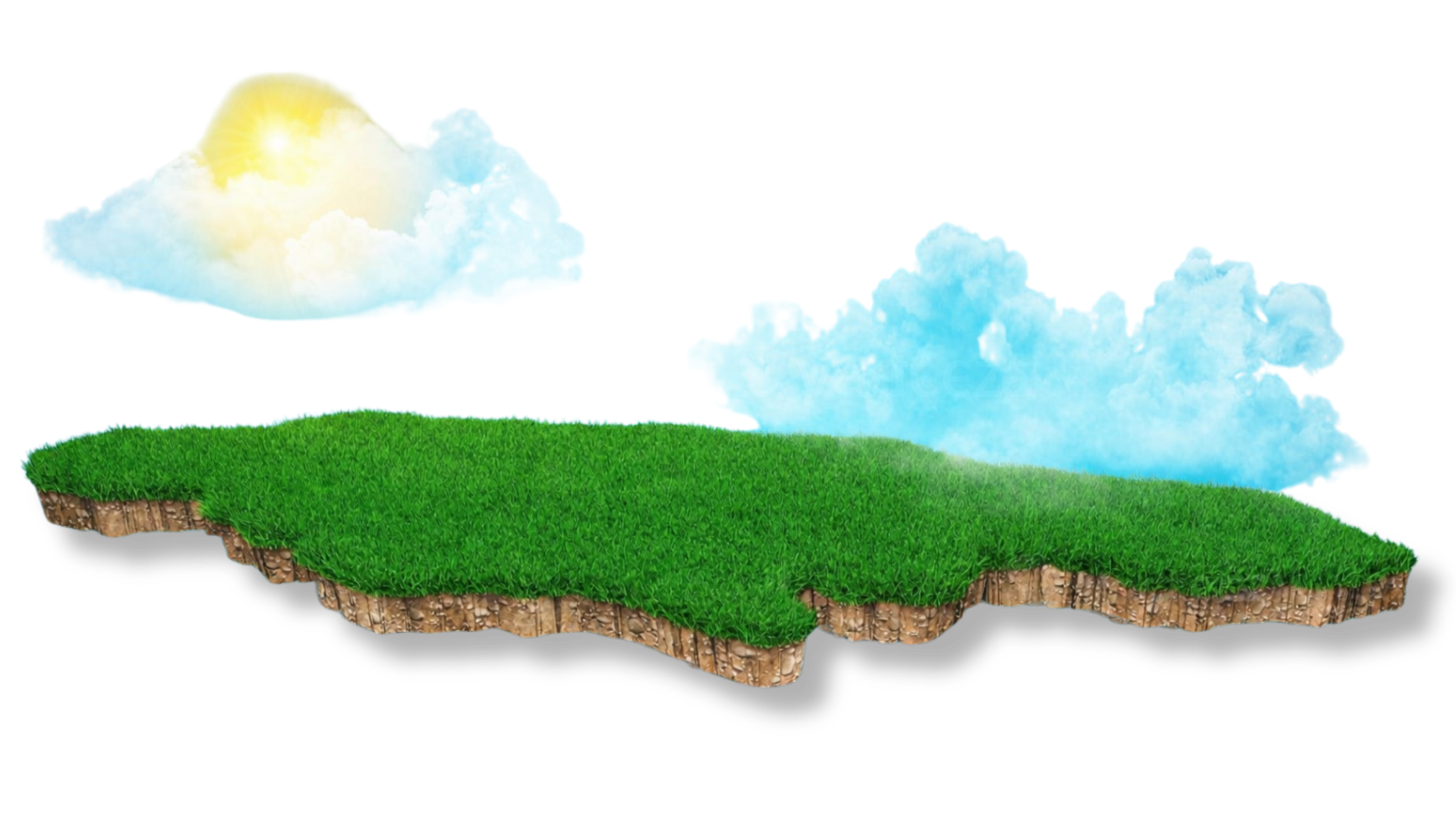 Jamaica 3D Floating Island